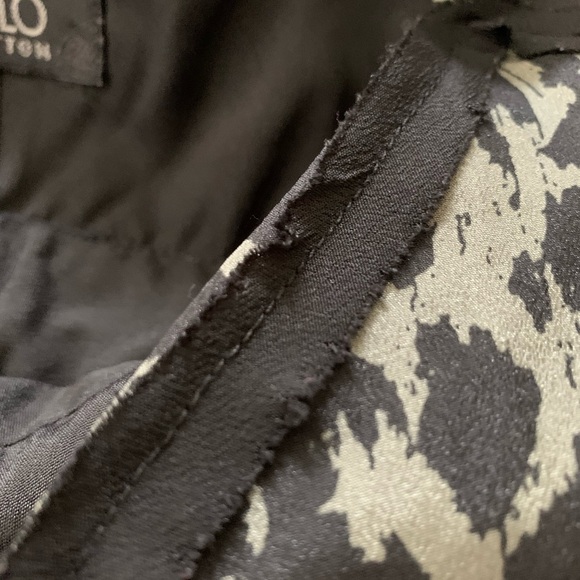 BUFFALO David Bitton Babydoll Tiered Spaghetti Strap Tank Black/Grey Size Small - Picture 8 of 11